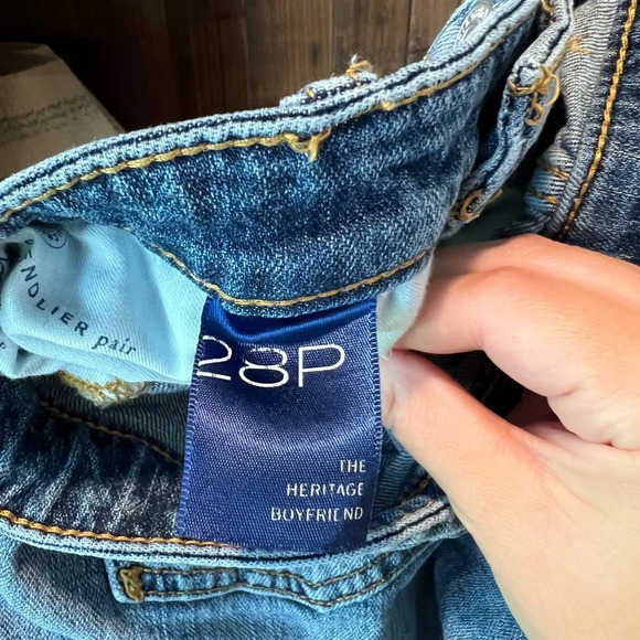 Anthropologie Pilcro women’s the Heritage boyfriend jeans size 28P - Picture 9 of 13